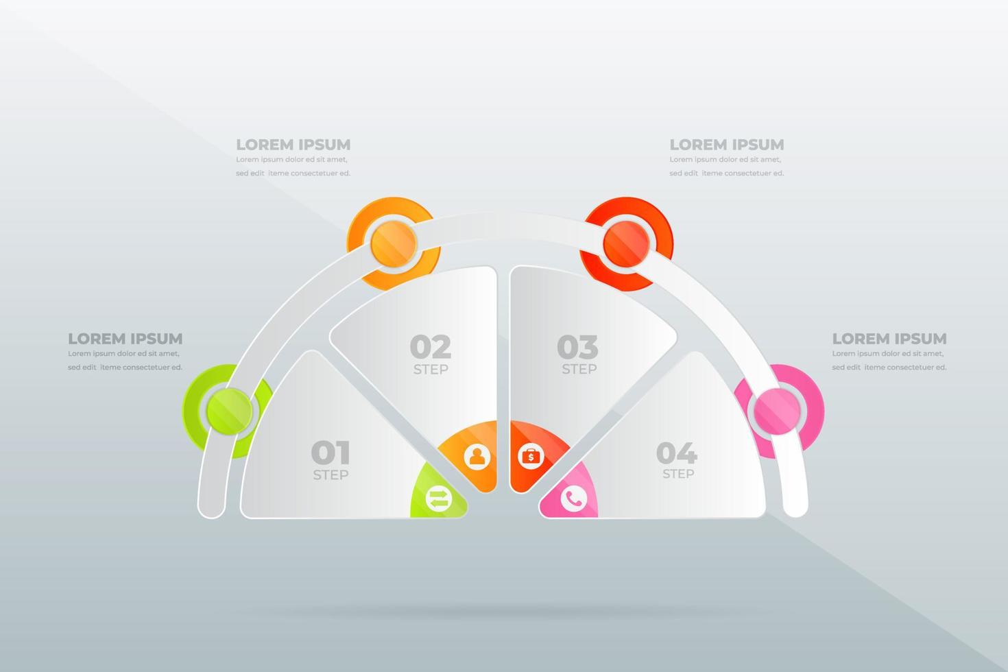 design modern Professional steps vector