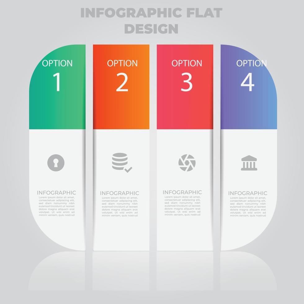 Business data visualization. Process chart. Abstract elements of graph, diagram with steps, options, parts or processes. Vector business template for presentation. Creative concept for infographic.