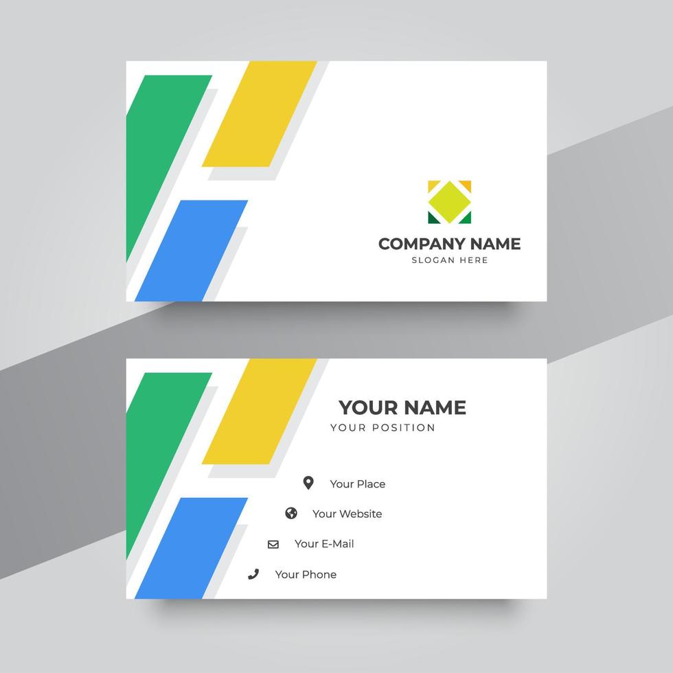 Print business card template vector