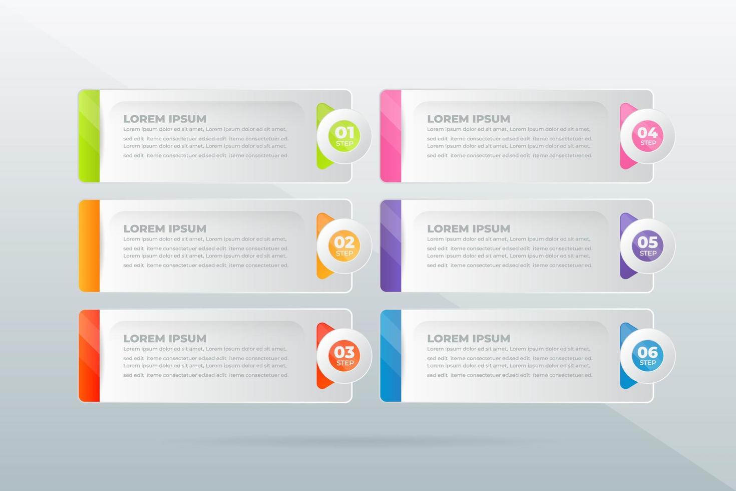 design modern Professional steps vector