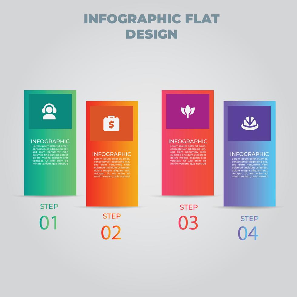 Business data visualization. Process chart. Abstract elements of graph, diagram with steps, options, parts or processes. Vector business template for presentation. Creative concept for infographic.