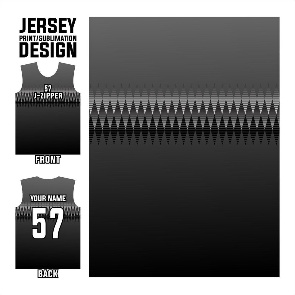 impresión de jersey de diseño de patrón abstracto, jersey de sublimación para deportes de equipo de fútbol, baloncesto, voleibol, béisbol, etc. vector