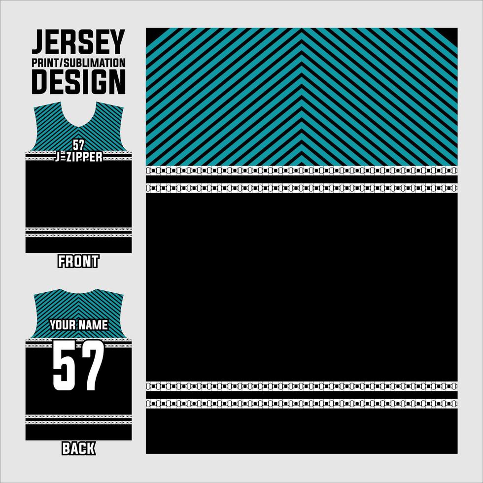 impresión de jersey de diseño de patrón abstracto, jersey de sublimación para deportes de equipo de fútbol, baloncesto, voleibol, béisbol, etc. vector