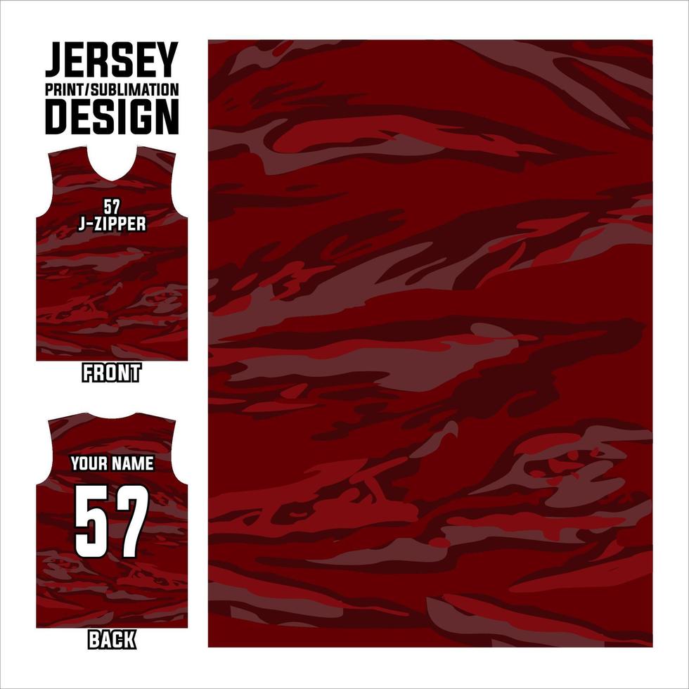 impresión de jersey de diseño de patrón abstracto, jersey de sublimación para deportes de equipo de fútbol, baloncesto, voleibol, béisbol, etc. vector