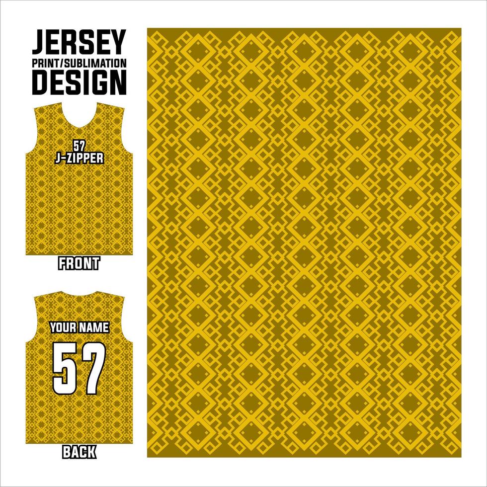 impresión de jersey de diseño de patrón abstracto, jersey de sublimación para deportes de equipo de fútbol, baloncesto, voleibol, béisbol, etc. vector