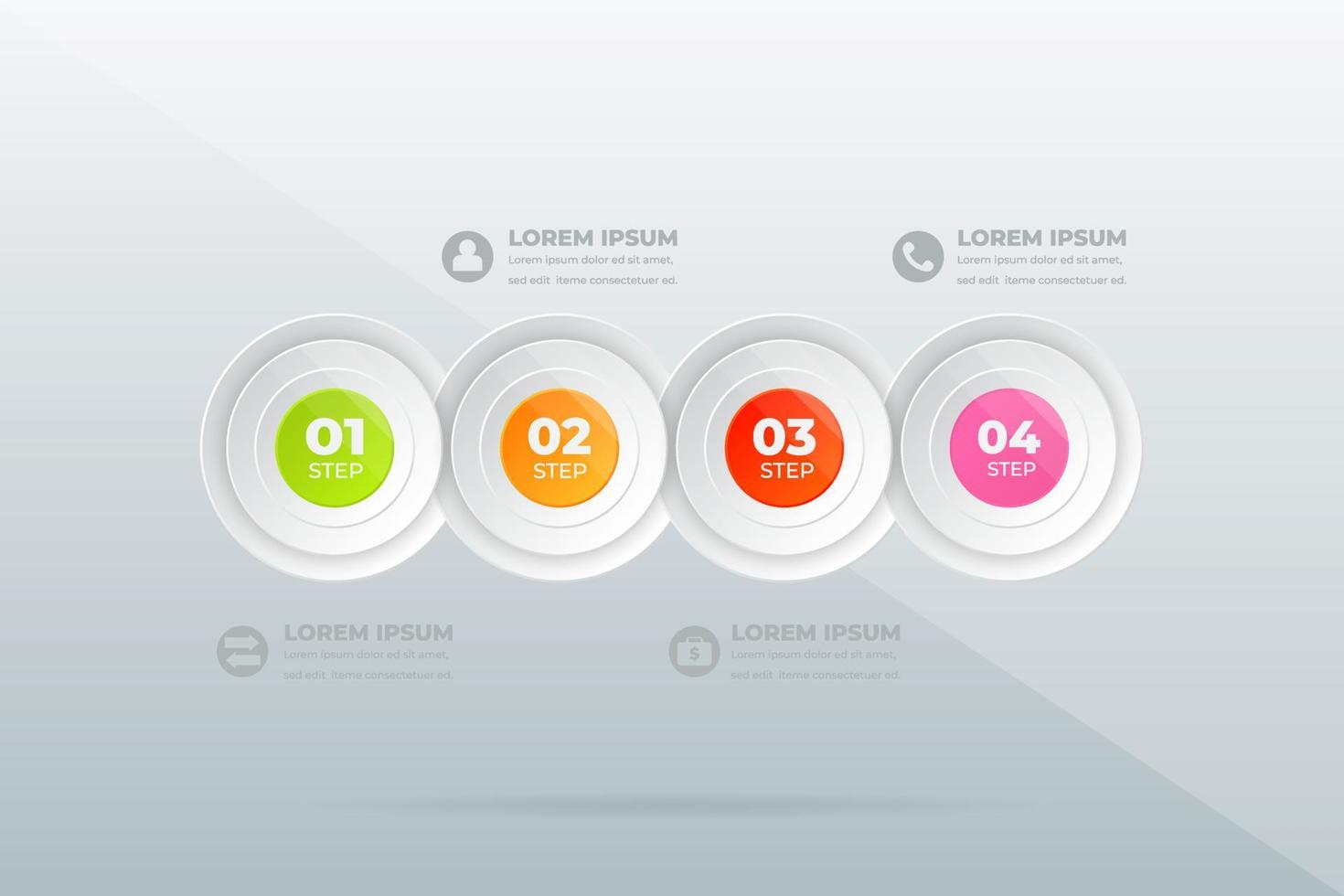 design modern Professional steps vector