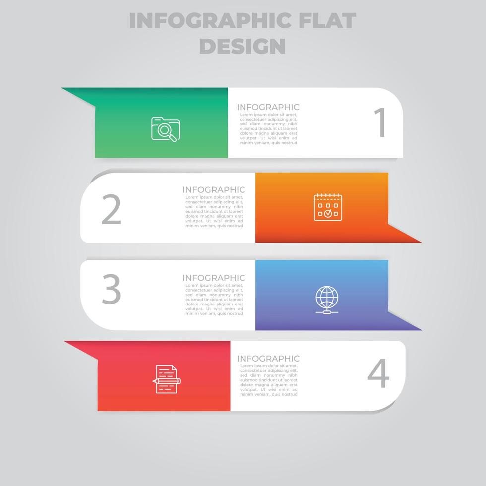 Business data visualization. Process chart. Abstract elements of graph, diagram with steps, options, parts or processes. Vector business template for presentation. Creative concept for infographic.