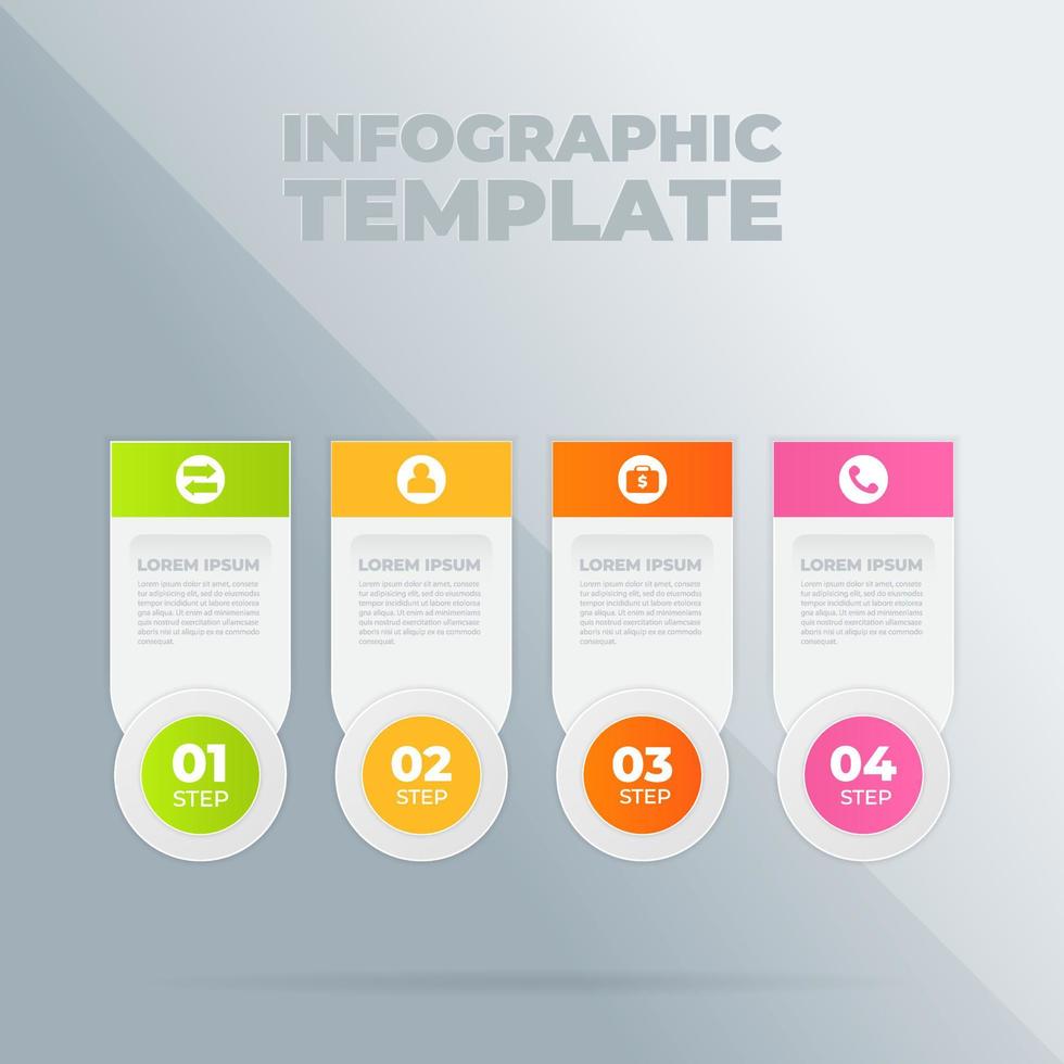 Vector infographic design template with options or steps