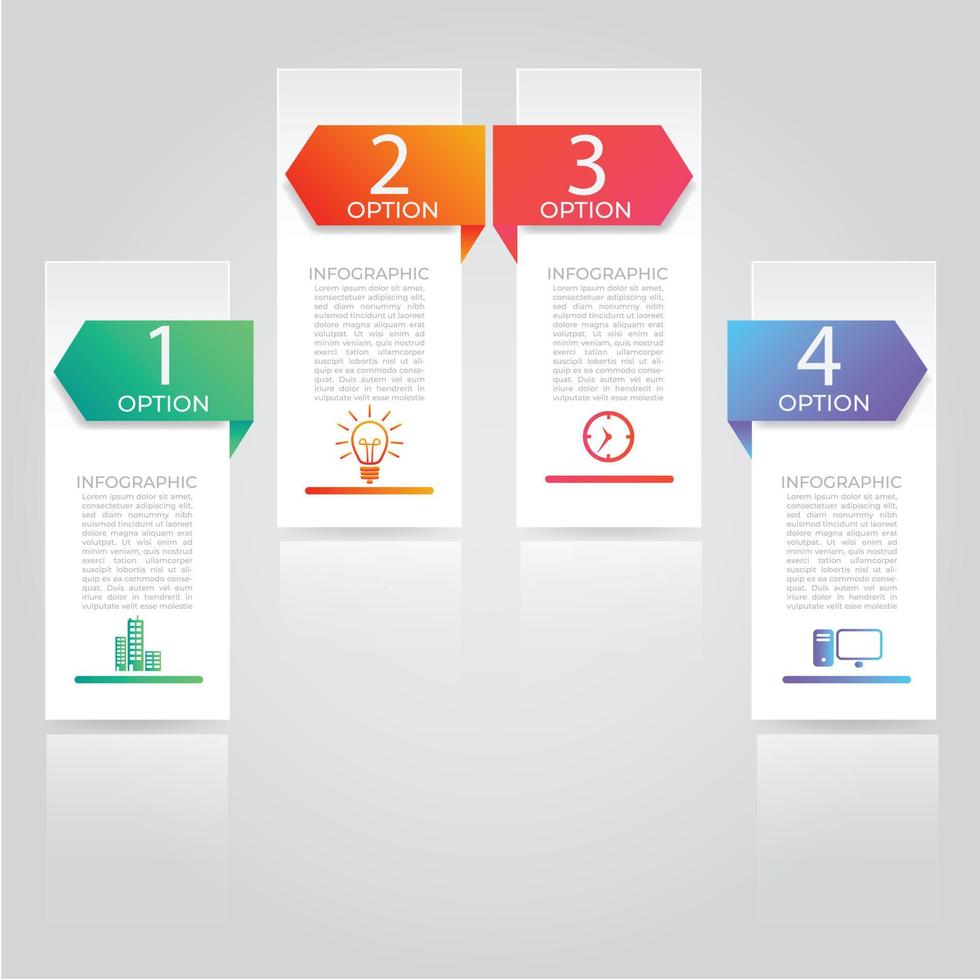 Business data visualization. Process chart. Abstract elements of graph, diagram with steps, options, parts or processes. Vector business template for presentation. Creative concept for infographic.