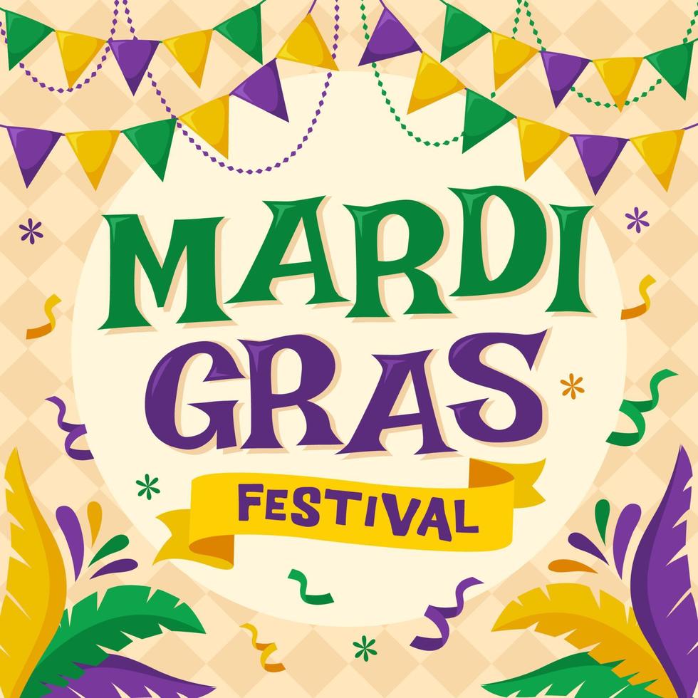 Mardi Gras Festival vector