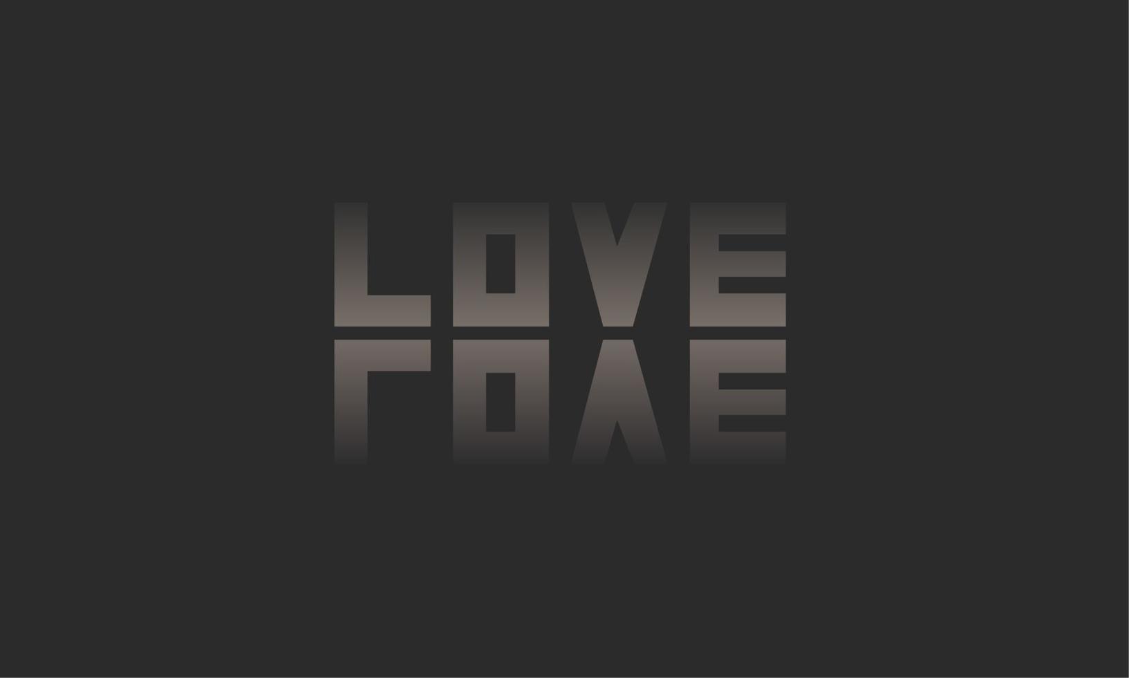 Love Dark Wallpaper vector