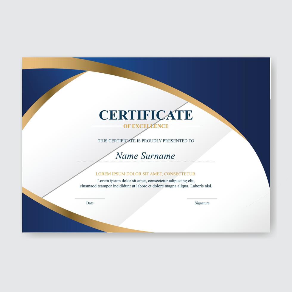 Creative Certificate of Appreciation Award Template vector