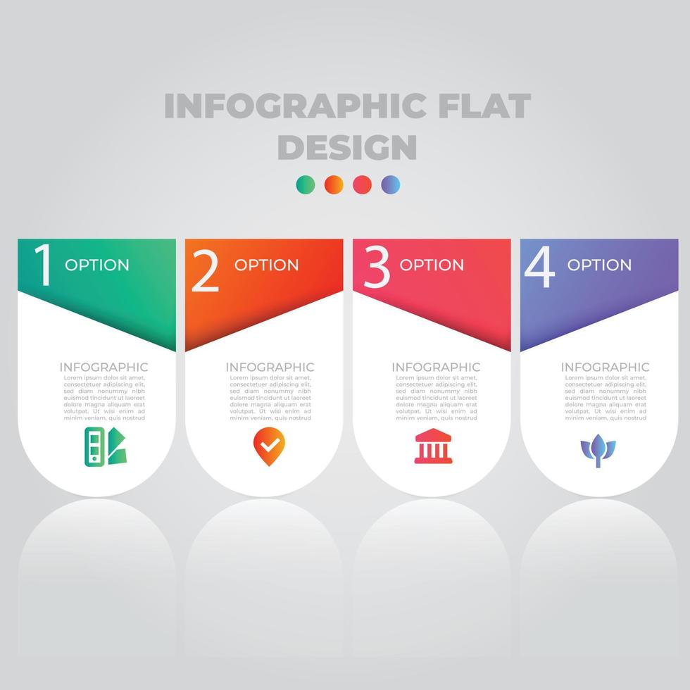 visualización de datos comerciales. diagrama del proceso. elementos abstractos de gráfico, diagrama con pasos, opciones, partes o procesos. plantilla de negocio vectorial para presentación. concepto creativo para infografía. vector