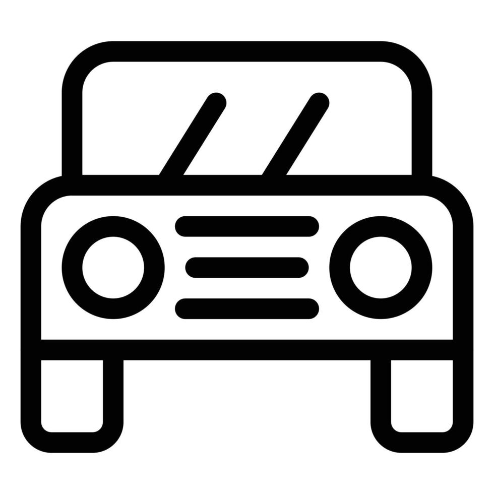 transportation icon black and white vector