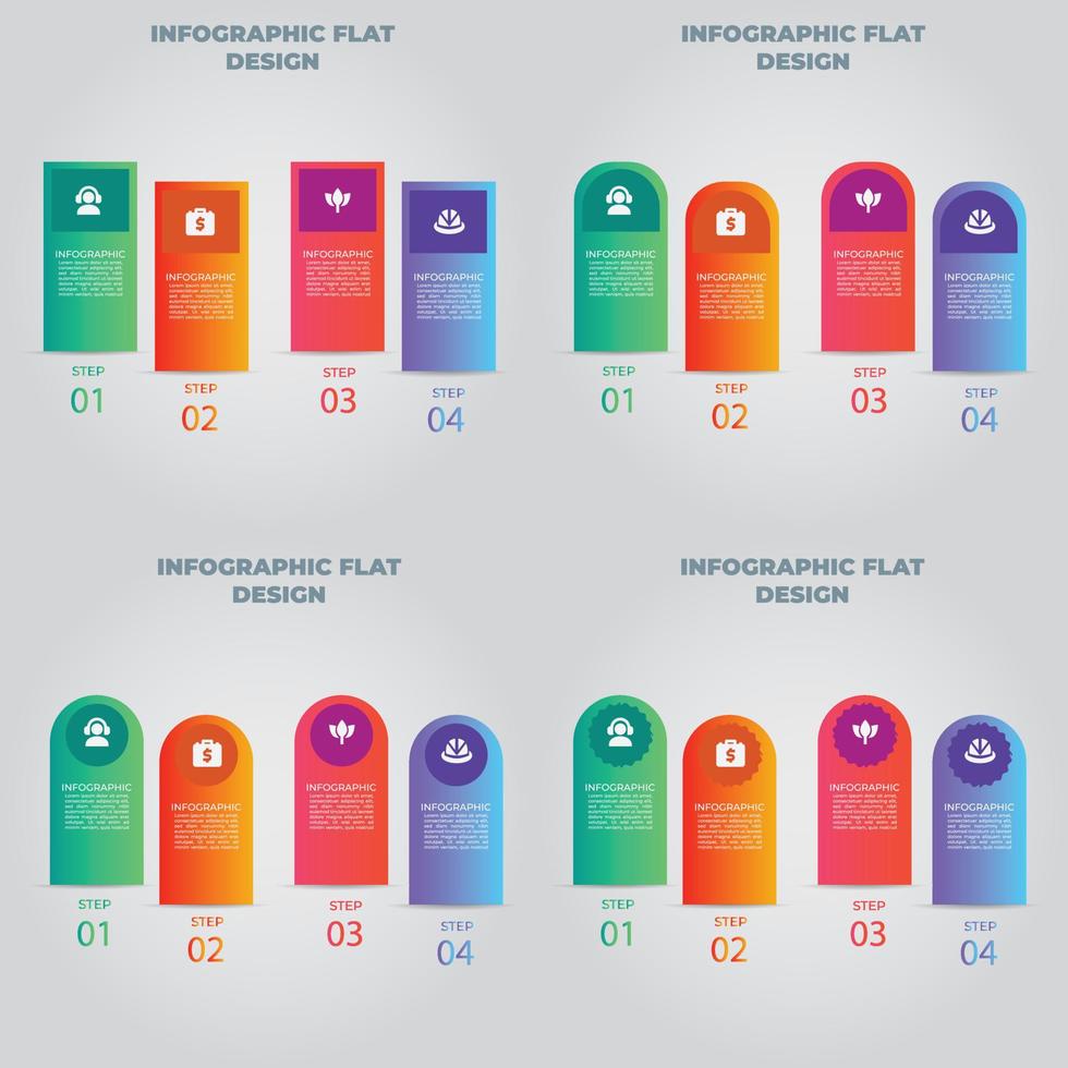Business data visualization. Process chart. Abstract elements of graph, diagram with steps, options, parts or processes. Vector business template for presentation. Creative concept for infographic.