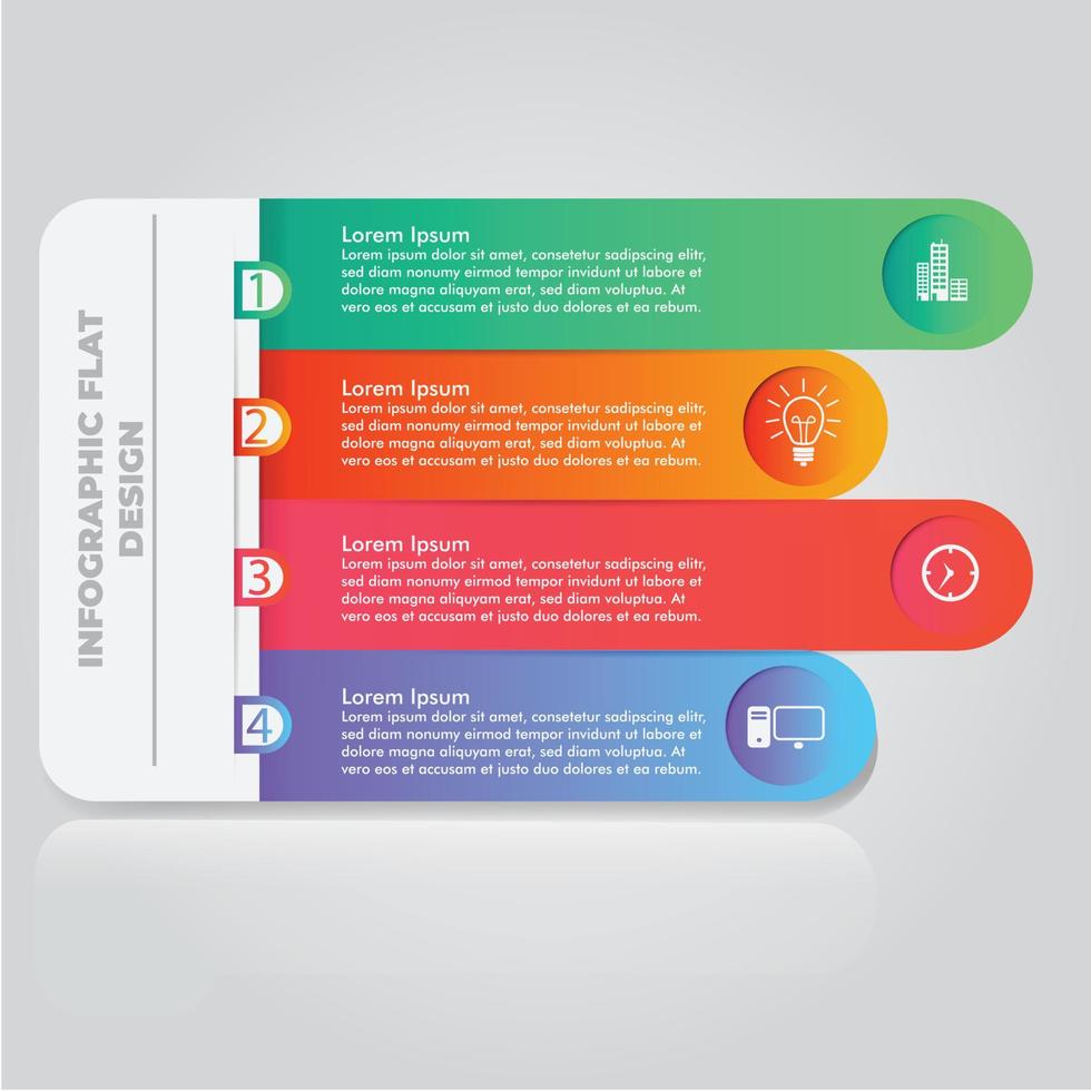 Business data visualization. Process chart. Abstract elements of graph, diagram with steps, options, parts or processes. Vector business template for presentation. Creative concept for infographic.