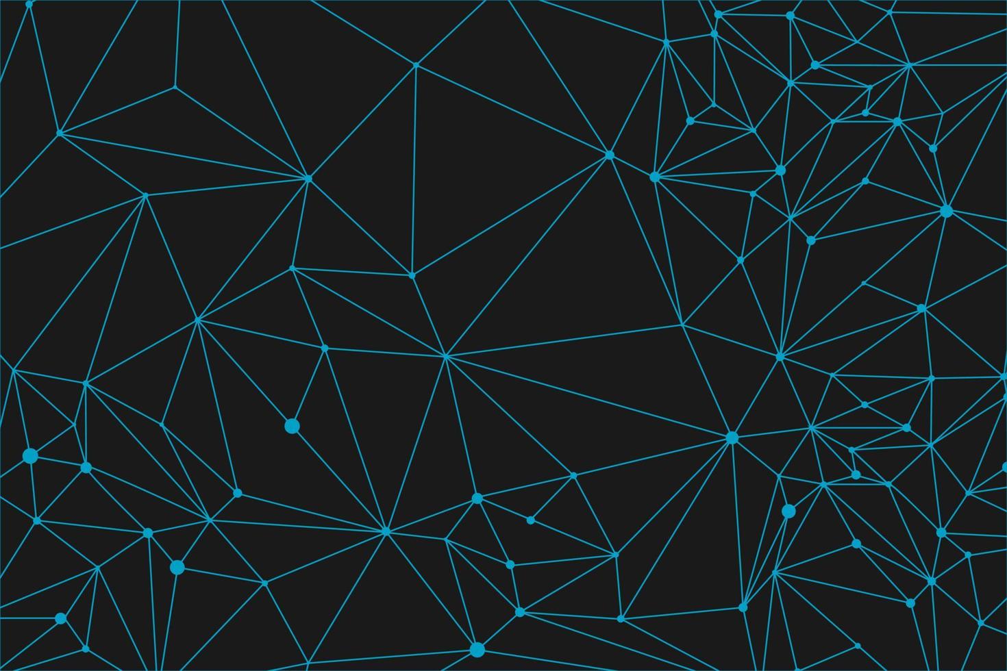 Biothechnology graphic design. Plexus line medical pattern. Dark blue technology background vector