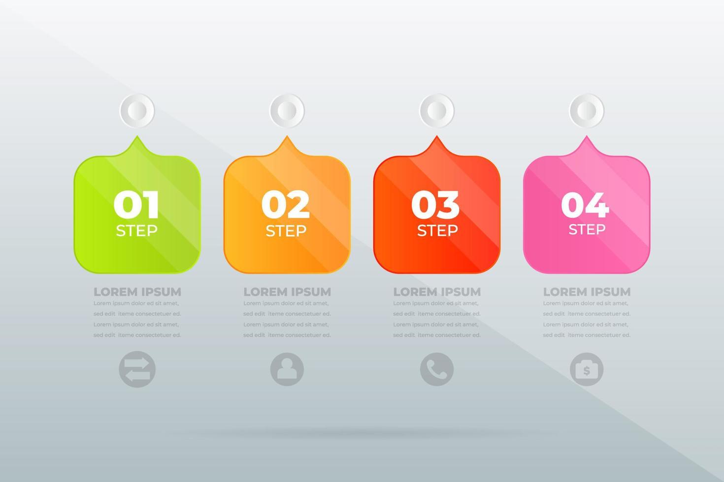 design modern Professional steps vector
