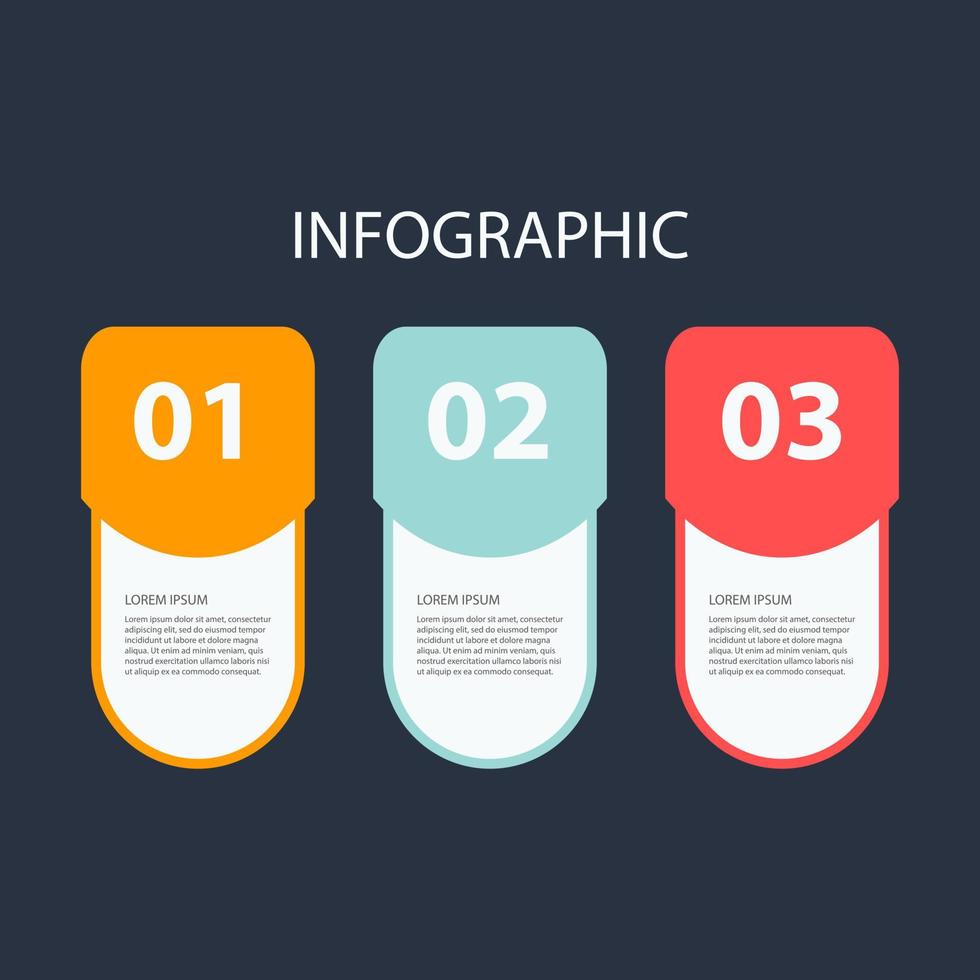 Vector infographic design template with options or steps