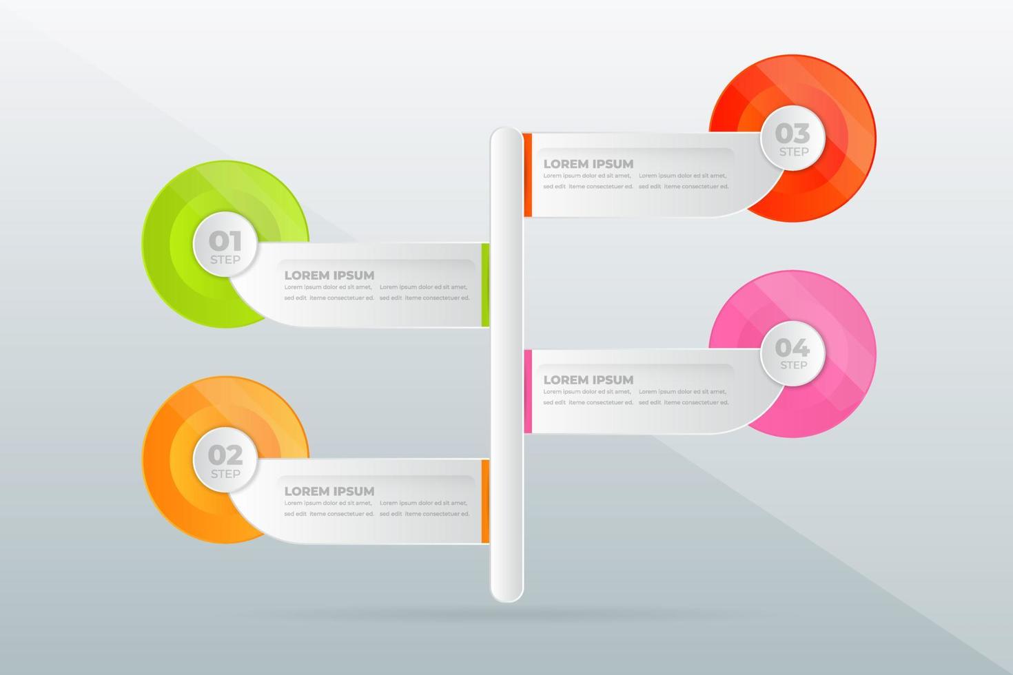 design modern Professional steps vector
