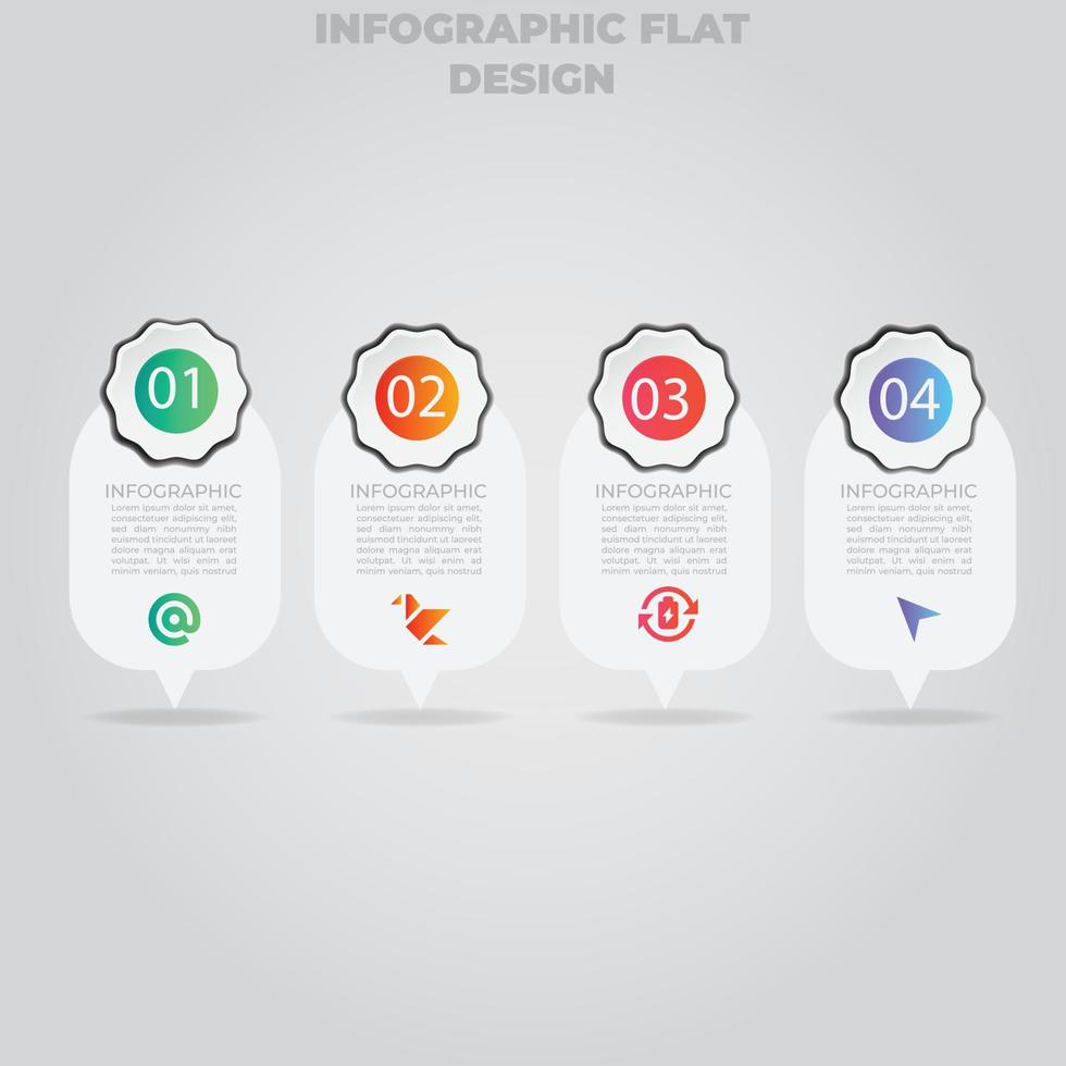 Business data visualization. Process chart. Abstract elements of graph, diagram with steps, options, parts or processes. Vector business template for presentation. Creative concept for infographic.