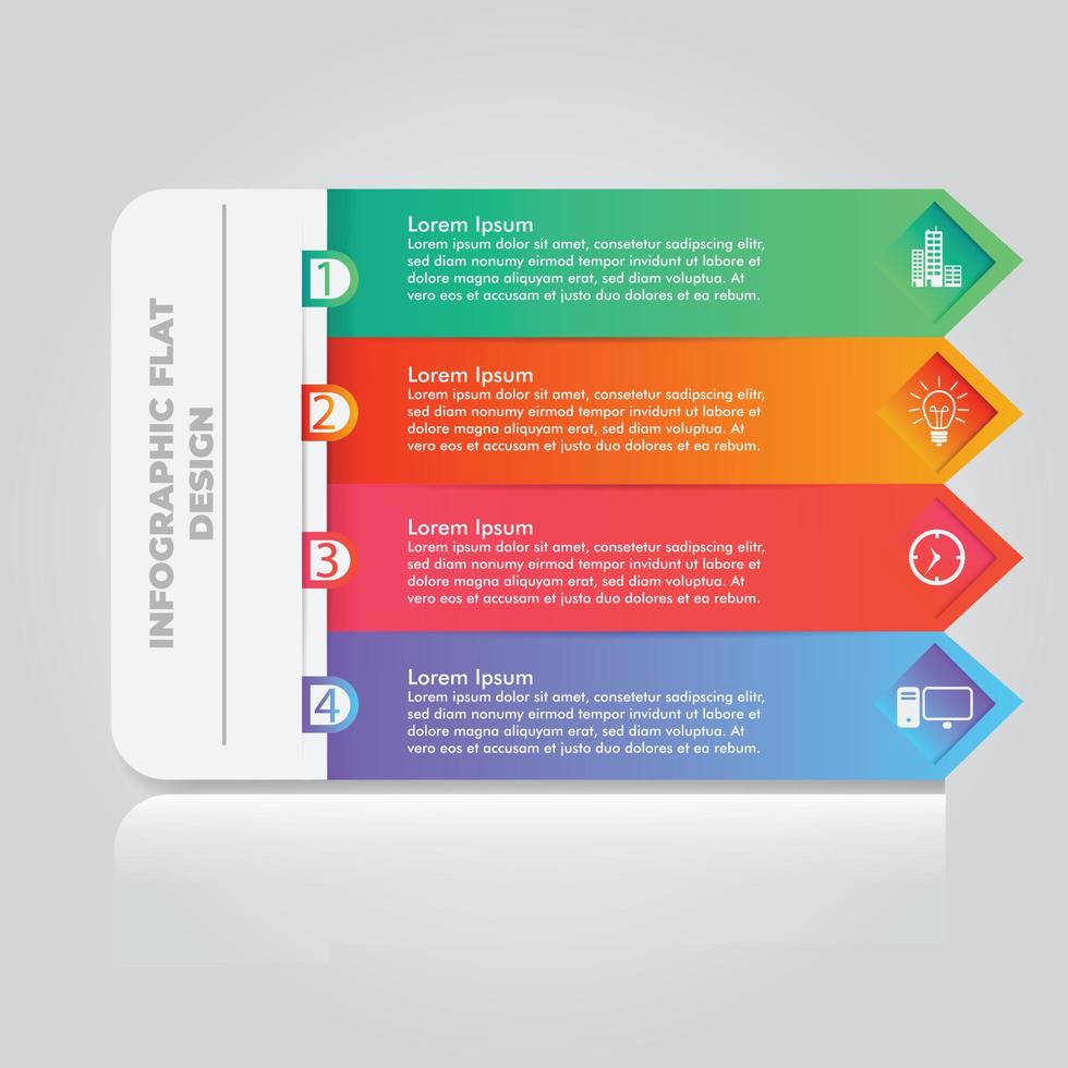 Business data visualization. Process chart. Abstract elements of graph, diagram with steps, options, parts or processes. Vector business template for presentation. Creative concept for infographic.