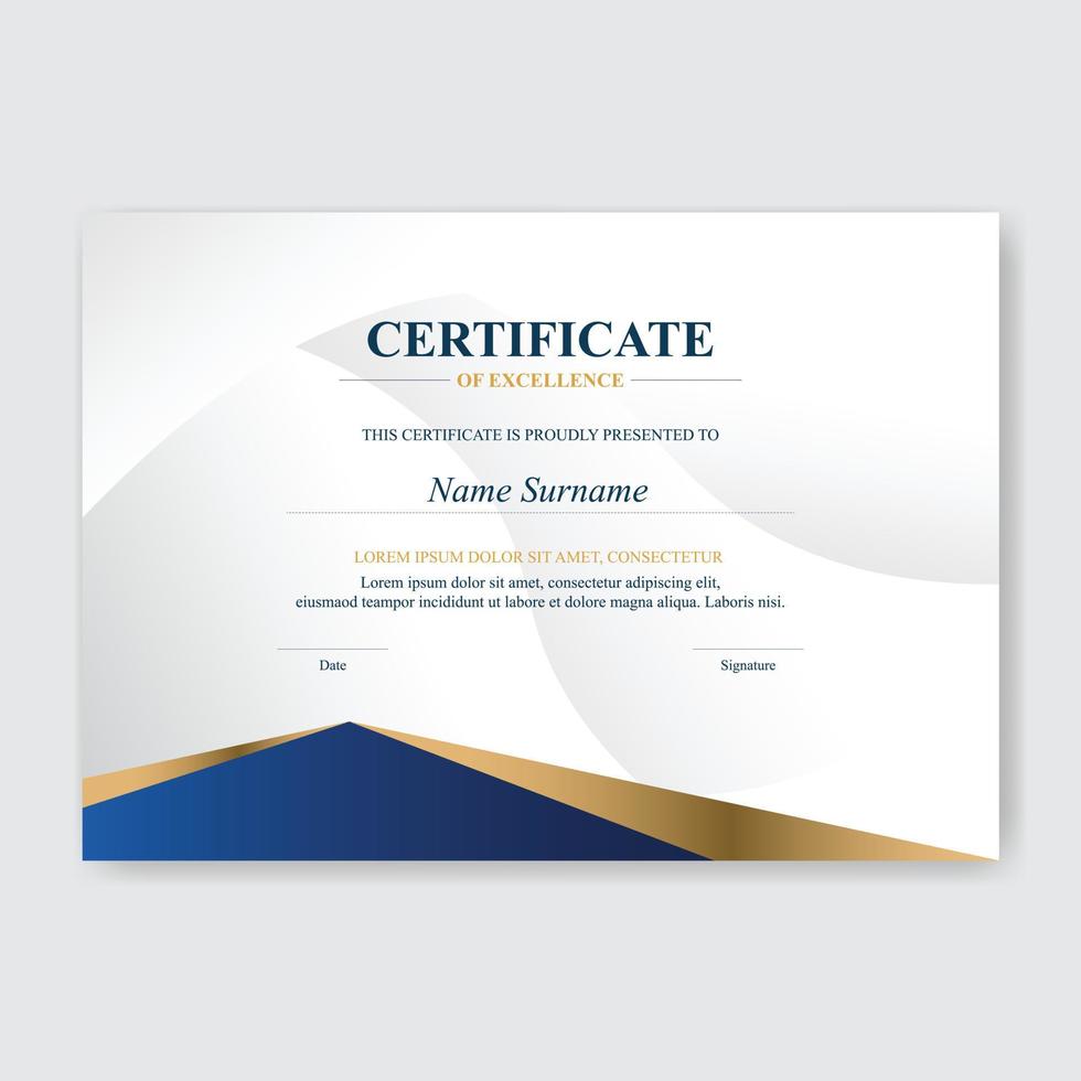 Creative Certificate of Appreciation Award Template vector