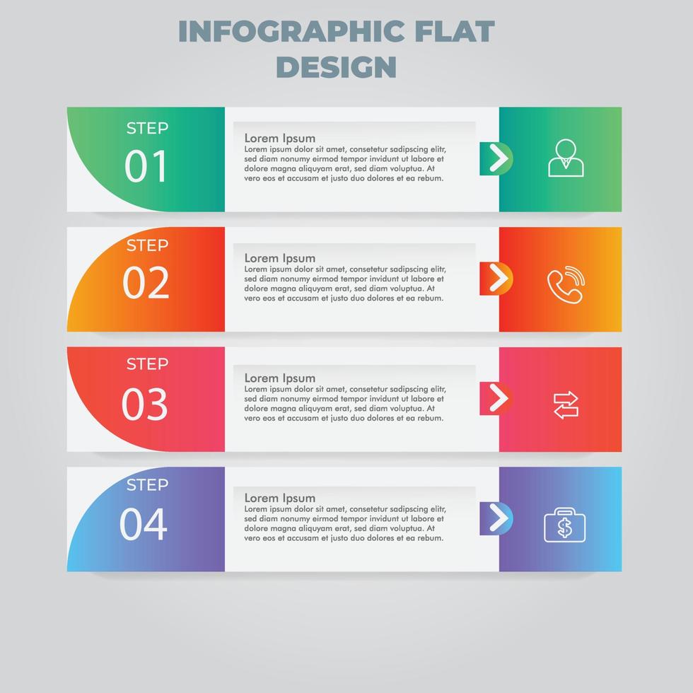 Business data visualization. Process chart. Abstract elements of graph, diagram with steps, options, parts or processes. Vector business template for presentation. Creative concept for infographic.