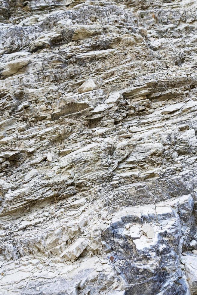 textura de roca gris. garganta de avakas en la isla de chipre. foto