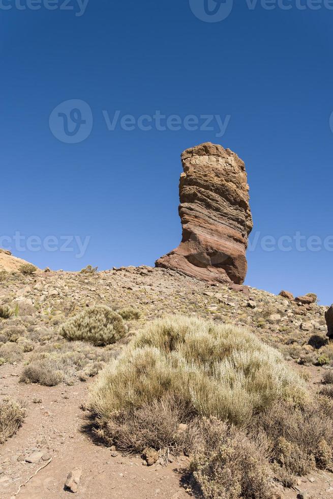 Mountains near Teide volcano, Canary Islands on a summer day. photo