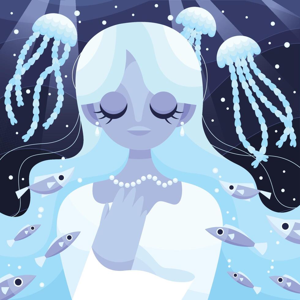 A Mother of the Ocean vector