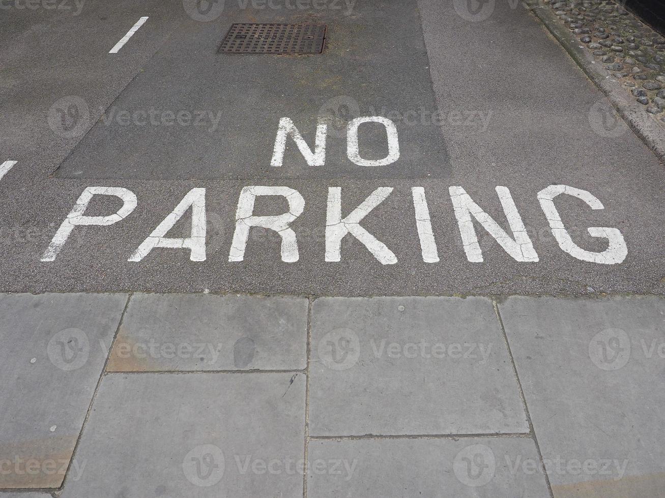 ninguna señal de estacionamiento foto