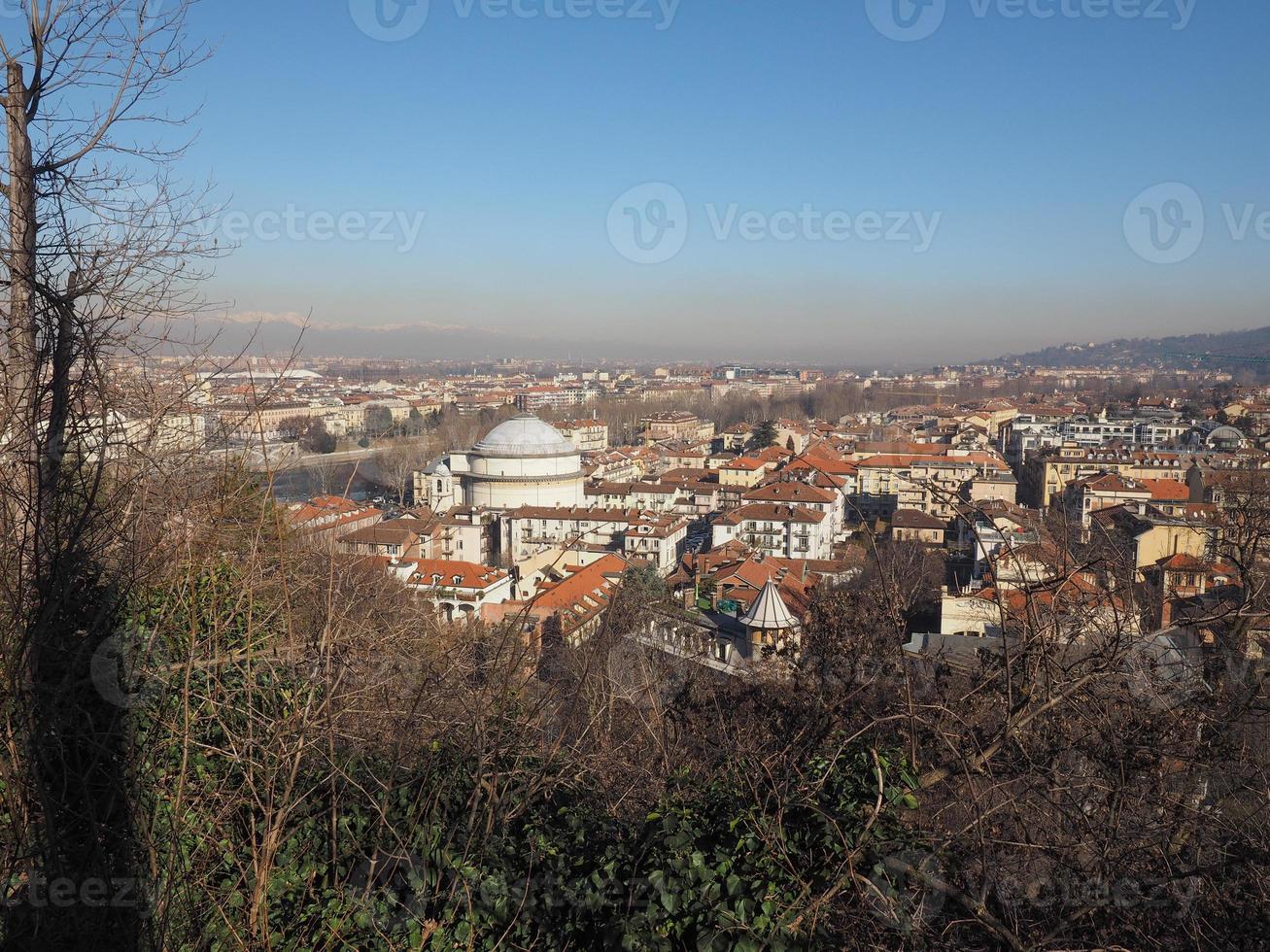 Aerial view of Turin photo