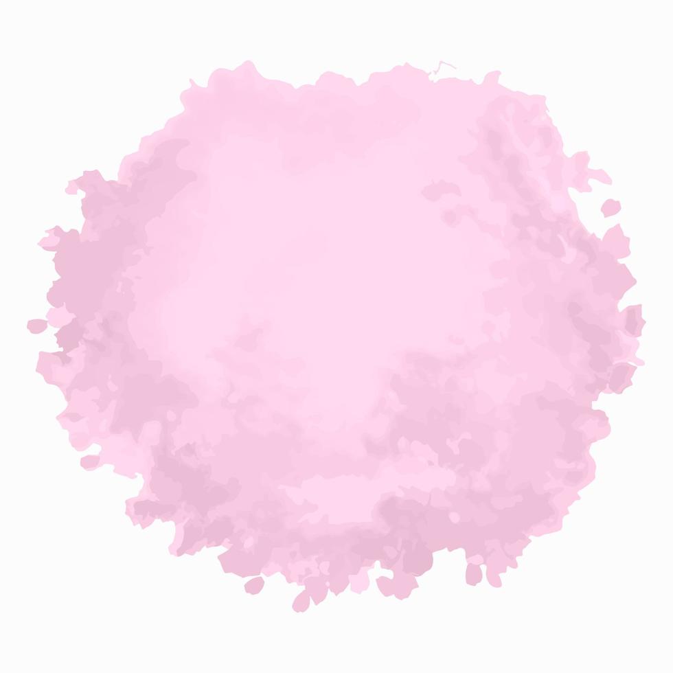 watercolor blot with smudge drips and stains vector