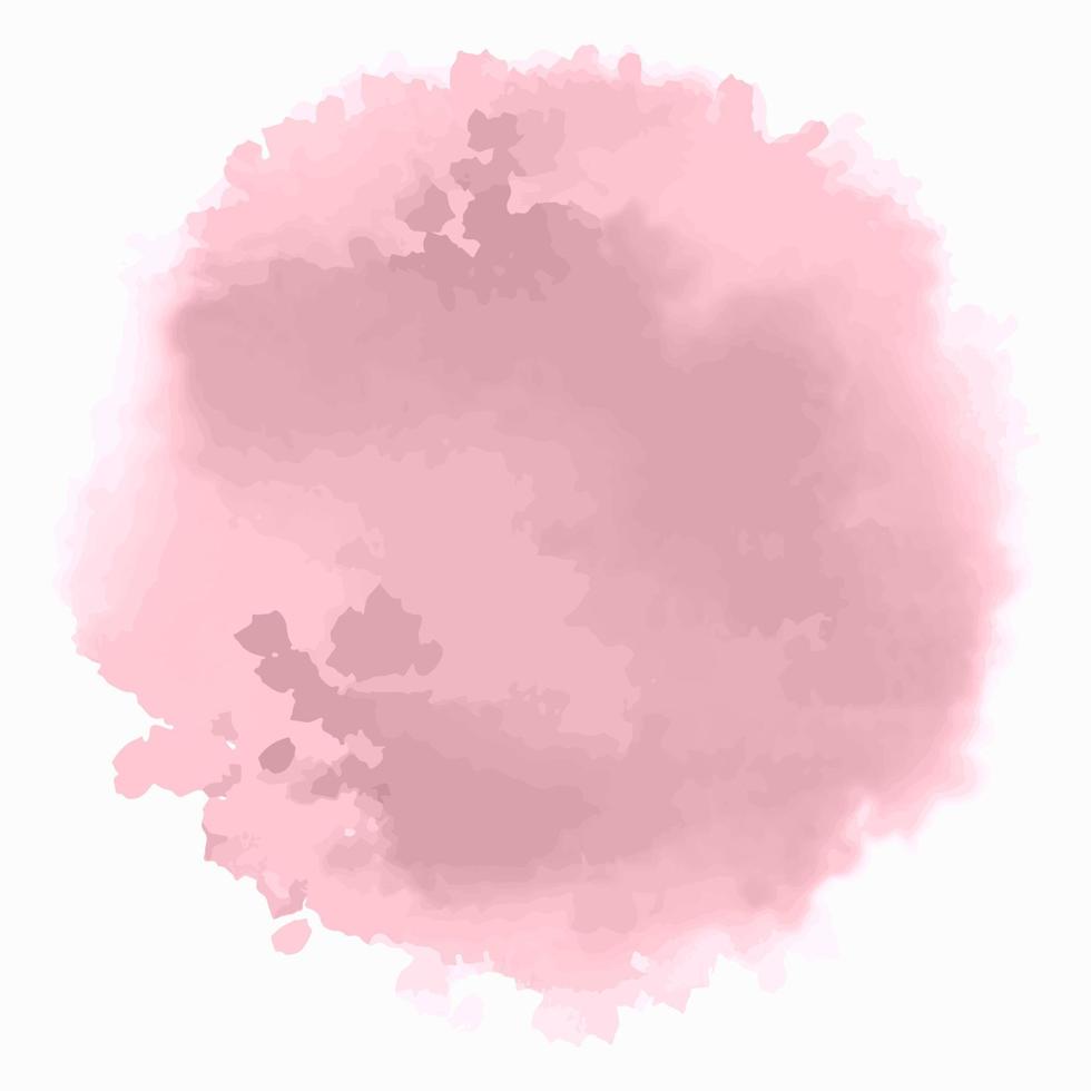 watercolor blot with smudge drips and stains vector