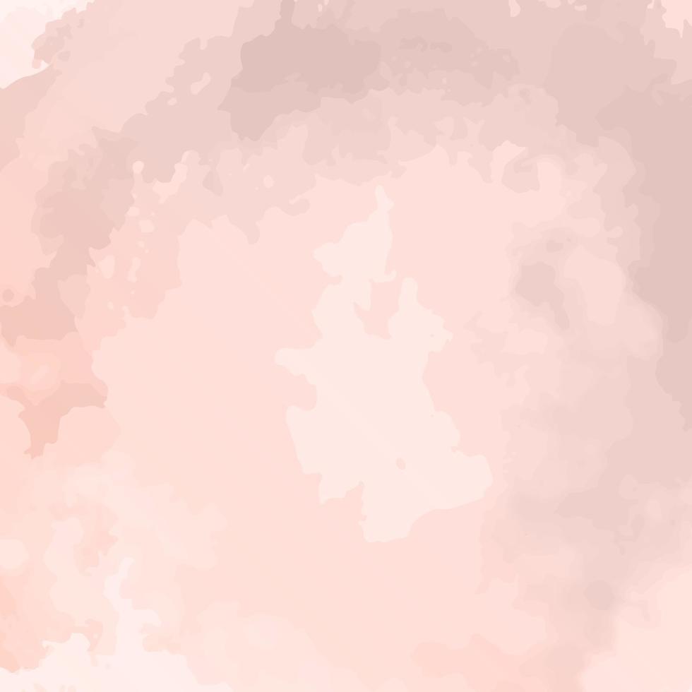 beige dusty abstract watercolor background with drips blots and smudge stains vector