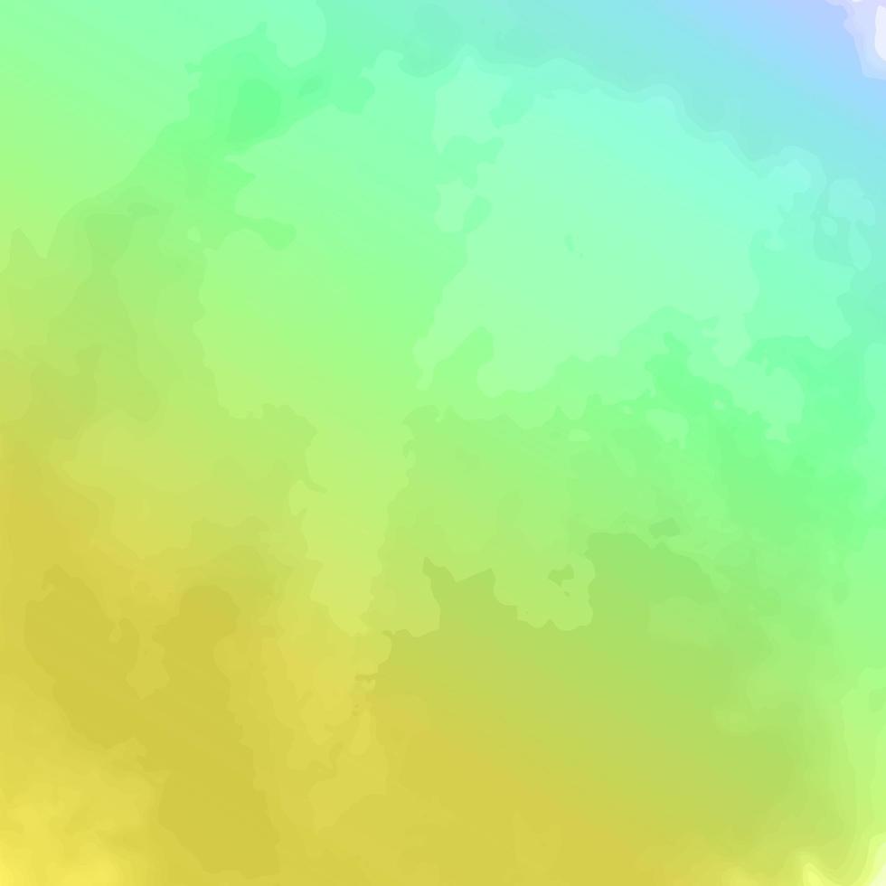 blue and yellow abstract watercolor background with drips blots and smudge stains vector