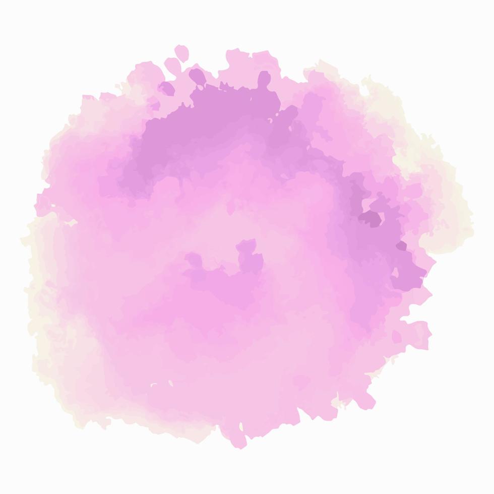 watercolor blot with smudge drips and stains vector