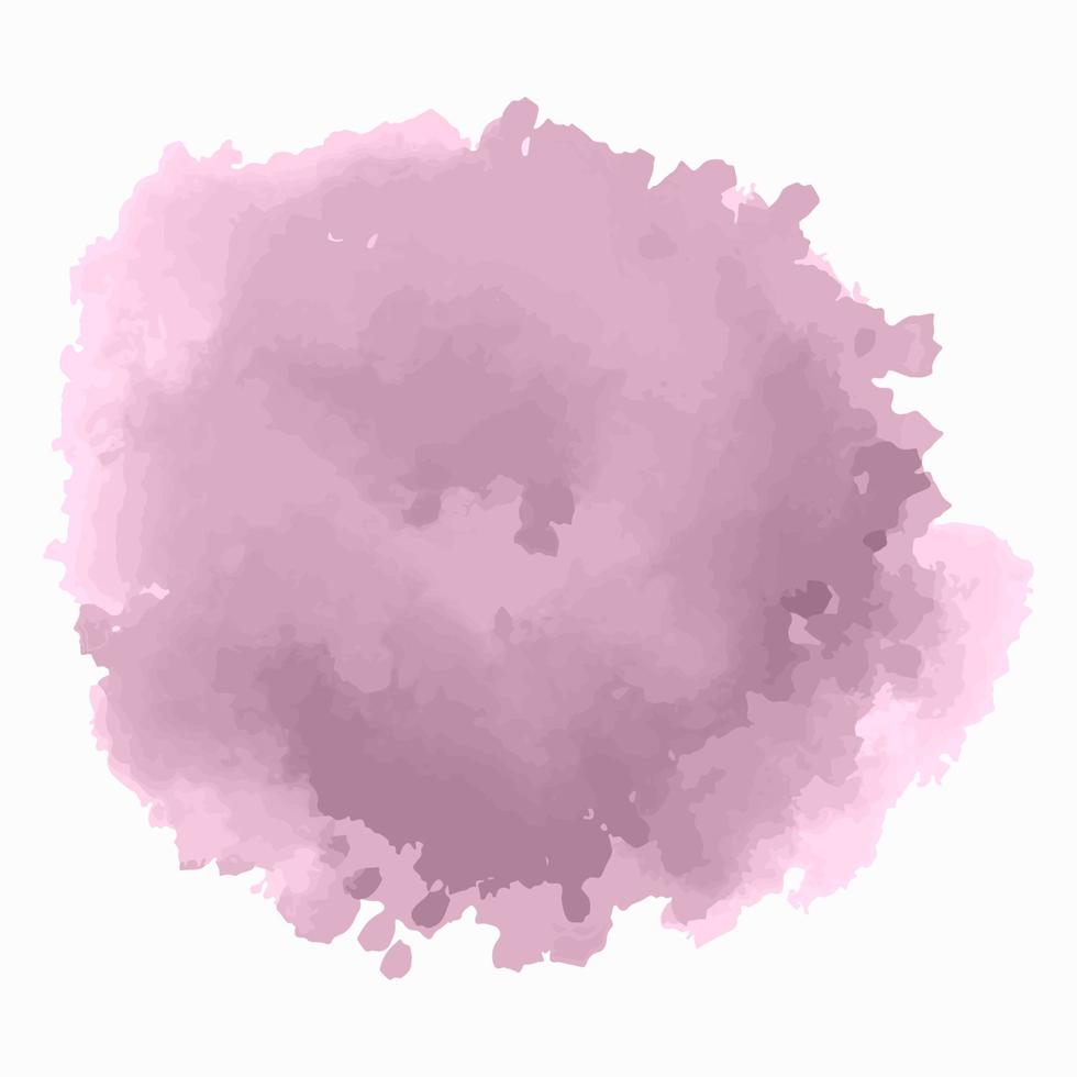 watercolor blot with smudge drips and stains vector