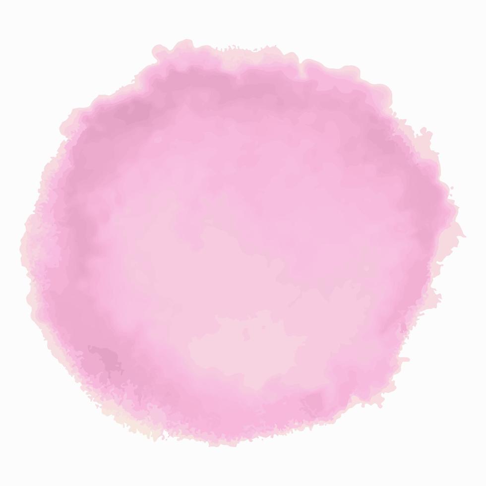 watercolor blot with smudge drips and stains vector