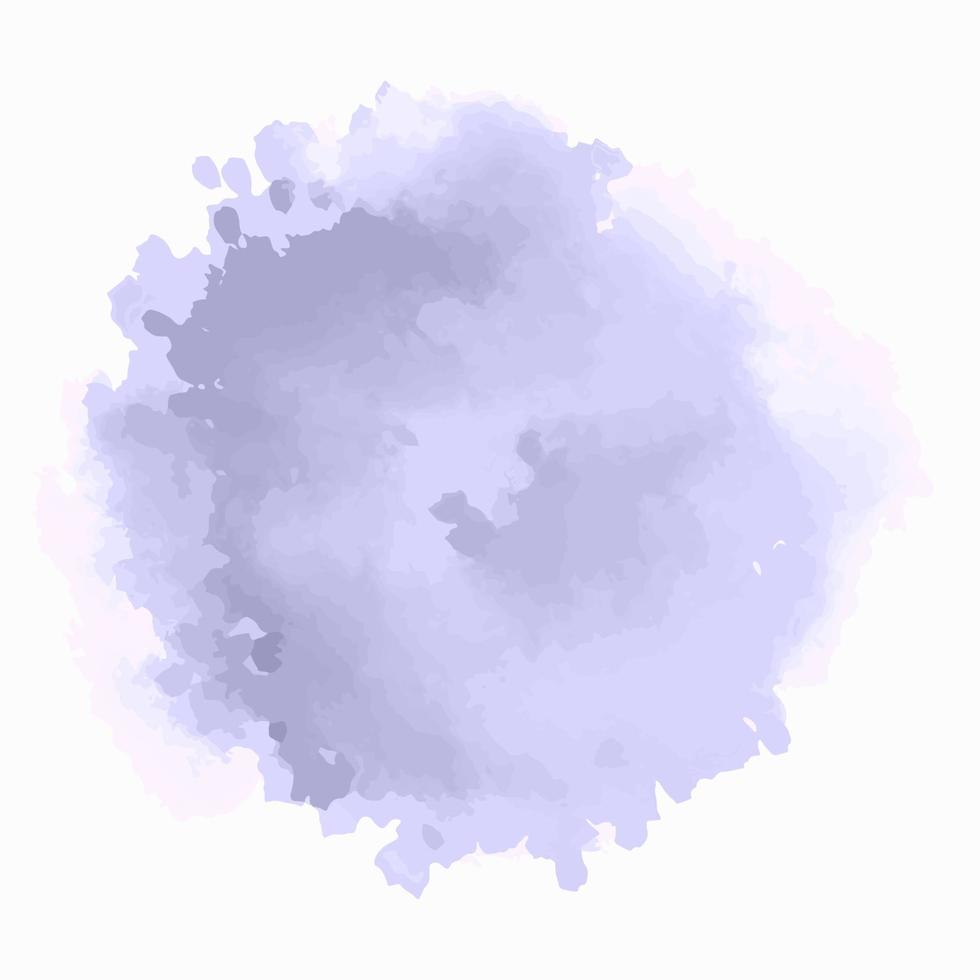 watercolor blot with smudge drips and stains vector