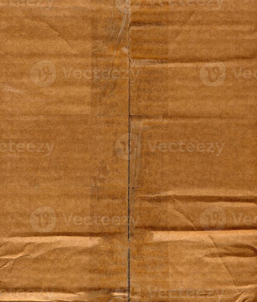 brown corrugated cardboard texture background photo