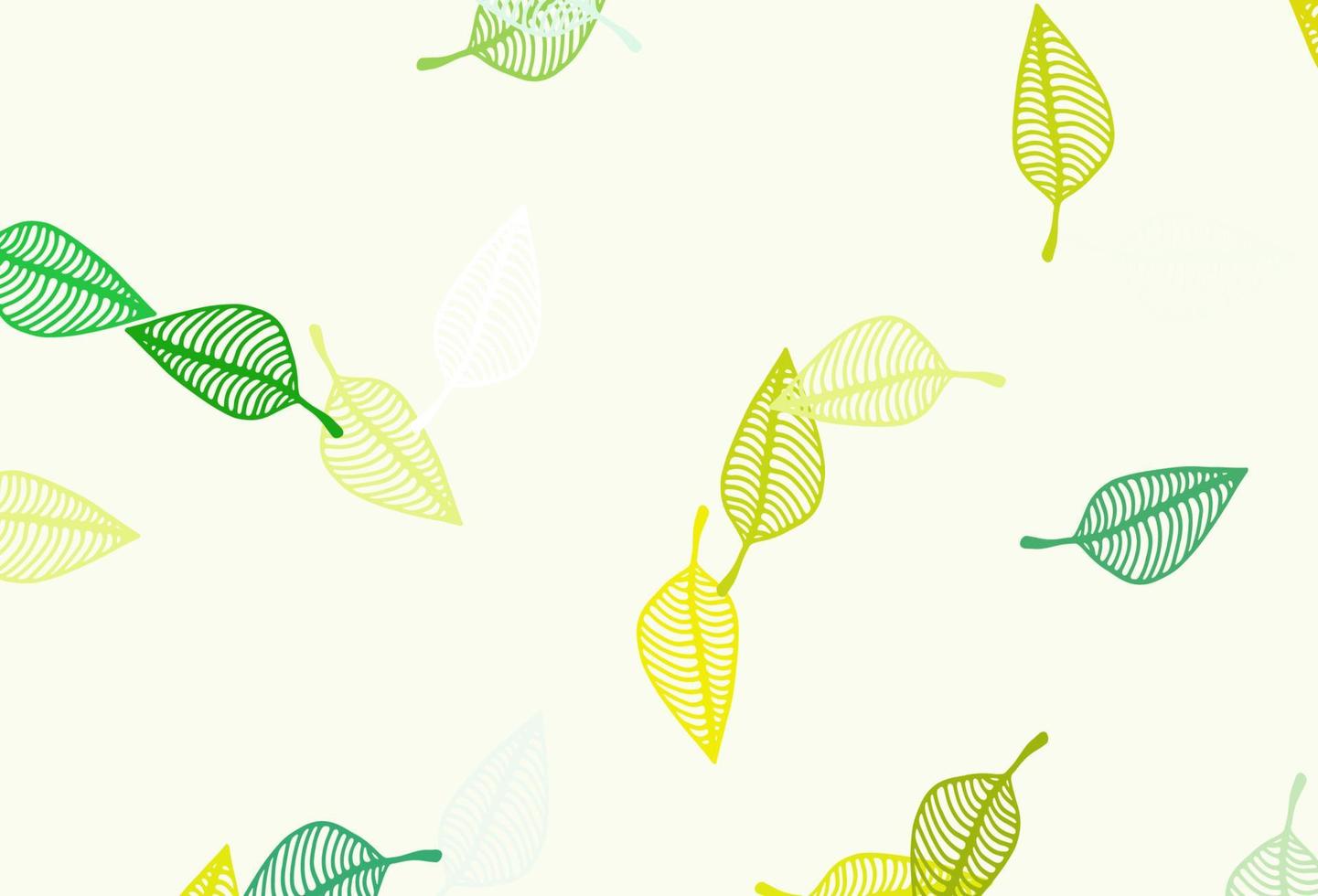 Light Green, Yellow vector hand painted background.