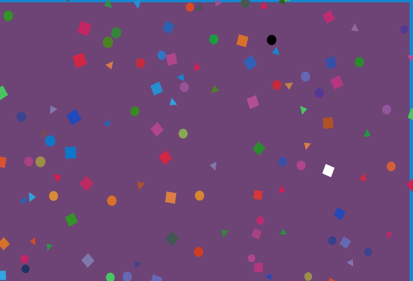 Light Multicolor, Rainbow vector texture in poly style with circles, cubes.