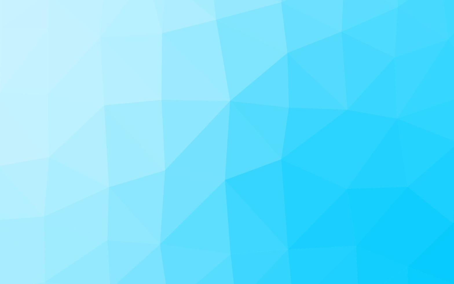 Light BLUE vector triangle mosaic template.