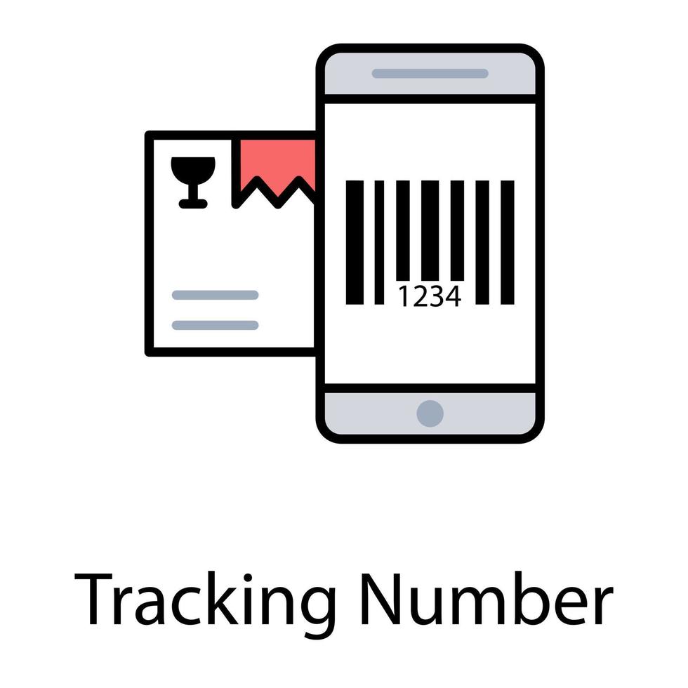 Tracking Number Concepts 5330061 Vector Art at Vecteezy