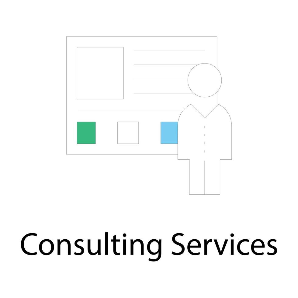 Consulting Services Concepts vector