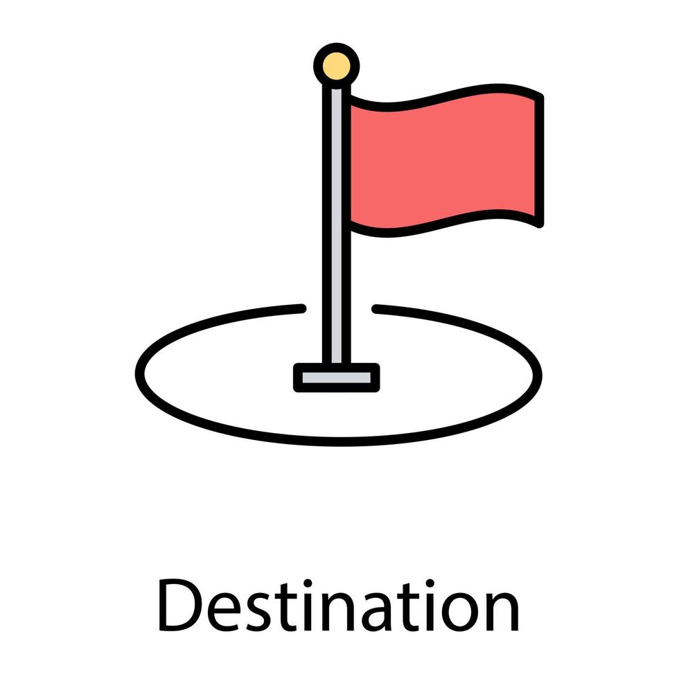 Trendy Destination Concepts vector