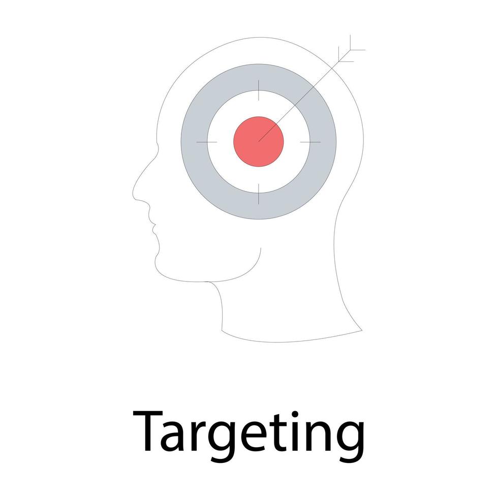 Targeting Audience Concepts vector