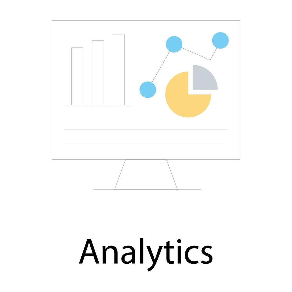 Web Analytics Concepts vector